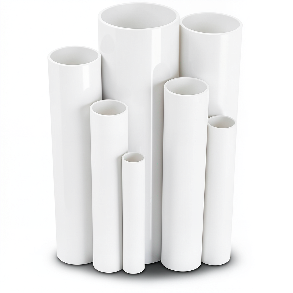 UPVC Pipes Nominal Pressure 16 Bar Outside Diameter 50 mm Thickness 3.7 mm White