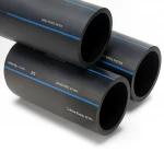 أنابيب HDPE السعودي  PE 80 ضغط 5 بار قطر خارجي 90 مم سمك 3.5 مم لون اسود