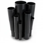 مواسير UPVC التقنية العصرية ضغط 2.5 بار  قطر خارجي 200 مم سمك 1.8 مم لون اسود