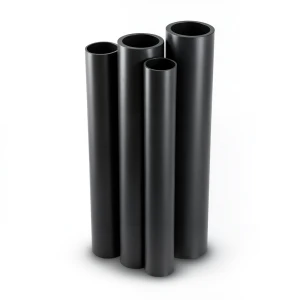 مواسير HDPE PE 80 ضغط 16 بار قطر 500 مم سمك 55.8 مم أسود