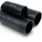 أنابيب HDPE السعودي PE 80 ضغط 8 بار قطر خارجي 90 مم سمك 5.4 مم لون اسود