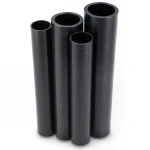 مواسير HDPE PE 100 ضغط 20 بار قطر خارجي 500 مم سمك 55.8 مم لون أسود