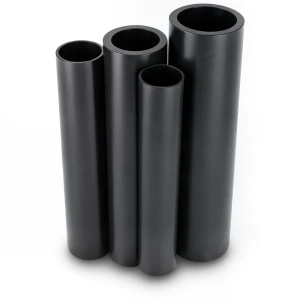 أنابيب HDPE لإمداد المياه PE 80 ضغط 16 بار قطر خارجي 560 مم سمك 62.5 مم لون أسود