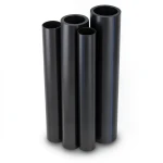 مواسير HDPE PE 100 ضغط 20 بار قطر خارجي 560 مم سمك 62.5 مم لون أسود