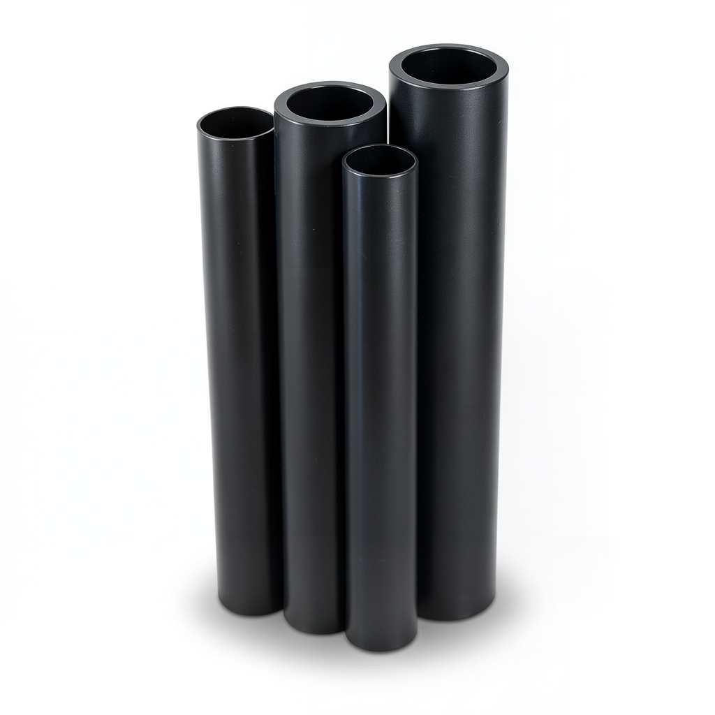 مواسير HDPE PE 80 ضغط 16 بار قطر خارجي 630 مم سمك 70.3 مم لون أسود