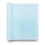 German Wallpaper 10 x 0.53 m Light Blue Plain Design, Model 10393-43