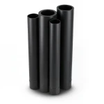 HDPE Pipes PE 80 Pressure 16 Bar Outside Diameter 710 mm Thickness 79.3 mm Black