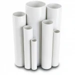 UPVC Pipes Modern Technology Nominal Pressure 10 Bar Outside Diameter 200 mm Thickness 9.6 mm White Colour