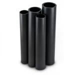 أنابيب HDPE PE 100 ضغط 20 بار قطر خارجي 710 مم سمك 79.3 مم لون أسود