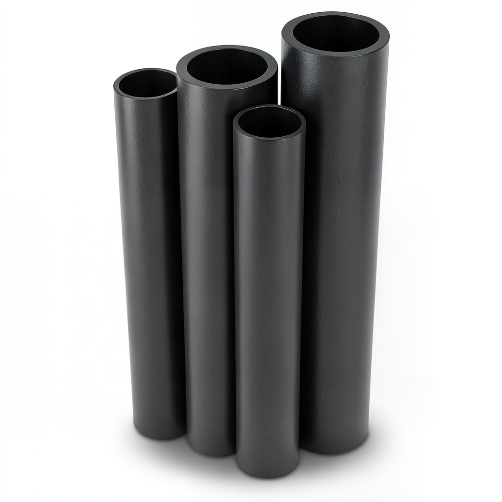 HDPE Pipes PE 80 Pressure 16 Bar 500 mm Diameter 55.8 mm Thickness Black
