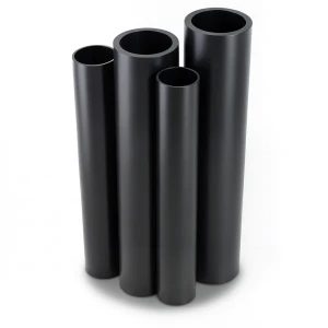 مواسير HDPE PE 100 ضغط 20 بار قطر خارجي 500 مم سمك 55.8 مم لون أسود
