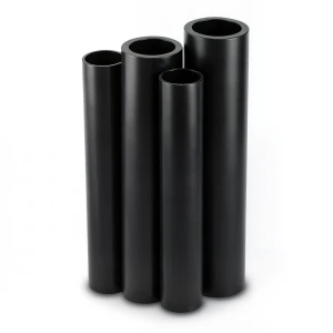 أنابيب HDPE لإمداد المياه PE 80 ضغط 16 بار قطر خارجي 560 مم سمك 62.5 مم لون أسود