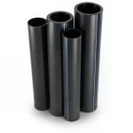 مواسير HDPE PE 100 ضغط 20 بار قطر خارجي 560 مم سمك 62.5 مم لون أسود