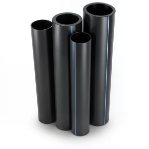 مواسير HDPE PE 100 ضغط 20 بار قطر خارجي 560 مم سمك 62.5 مم لون أسود