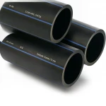 مواسير HDPE من انظمة الأنابيب PE 80 ضغط 12.5 بار قطر خارجي 110 مم سمك 10 مم لون اسود