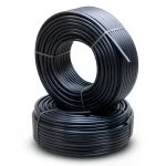 أنابيب HDPE الراجحي ضغط 6.1 كجم قوة / سم² مقاس ½ 1 إنش سمك 4.3 مم لون أسود