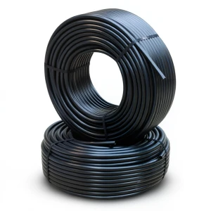 أنابيب HDPE ضغط 6.1 كجم قوة / سم² مقاس 3 إنش سمك 7.8 مم لون أسود