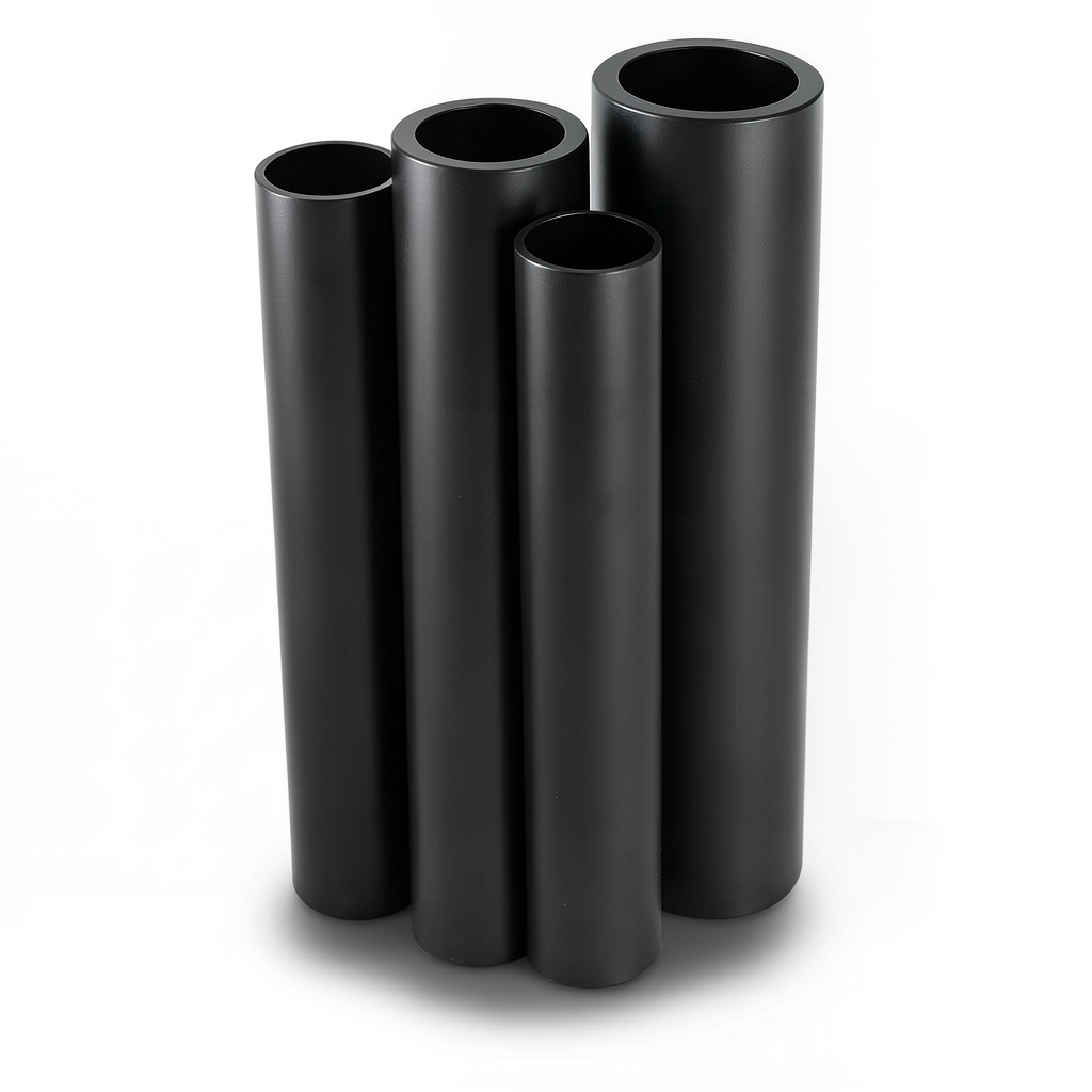 HDPE Pipes PE 80 Pressure 16 Bar Outside Diameter 710 mm Thickness 79.3 mm Black