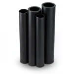 أنابيب HDPE PE 100 ضغط 20 بار قطر خارجي 710 مم سمك 79.3 مم لون أسود
