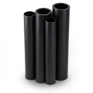 أنابيب HDPE PE 100 ضغط 20 بار قطر خارجي 710 مم سمك 79.3 مم لون أسود