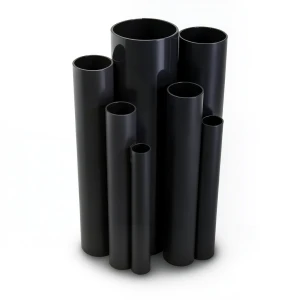 مواسير UPVC ضغط 10 بار قطر خارجي 40 مم سمك 1.9 مم لون أسود