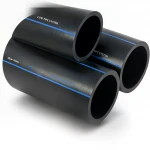 مواسير HDPE السعودي  PE 80 ضغط 12.5 بار قطر خارجي 140 مم سمك 12.7 مم لون اسود