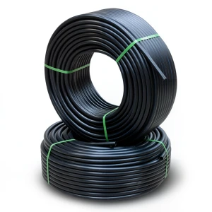 أنابيب HDPE ضغط 9.1 كجم قوة / سم² مقاس 1 إنش سمك 4.2 مم لون أسود