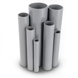 UPVC Pipes Nominal Pressure 6 Bar Outside Diameter 40 mm Thickness 1.8 mm Gray