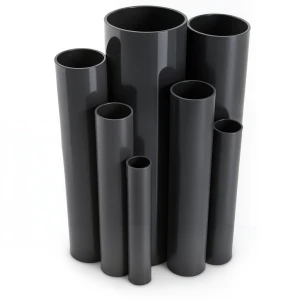 UPVC Pipes Nominal Pressure 6 Bar Outside Diameter 40 mm Thickness 1.8 mm Black