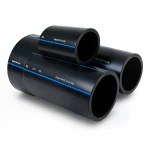 أنابيب HDPE السعودي PE 80 ضغط 5 بار قطر خارجي 110 مم سمك 4.2 مم لون اسود