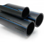 مواسير HDPE السعودي  PE 80 ضغط 8 بار قطر خارجي 160 مم سمك 9.5 مم لون اسود