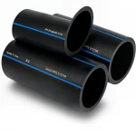 أنابيب HDPE السعودي PE 80 ضغط 8 بار قطر خارجي 110 مم سمك 6.6 مم لون اسود