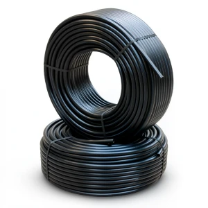 HDPE Pipes ½ Inch Size 3.4 mm Thickness Pressure 12.2 kgf/cm² Black