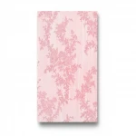 Italian Wall Covering, Pink Color, Length 10 m, Width 0.73 m, Model 25049