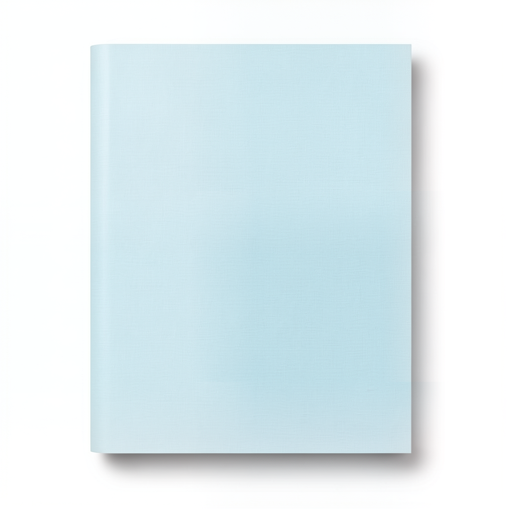 German Wallpaper 10 x 0.53 m Light Blue Plain Design, Model 10393-43