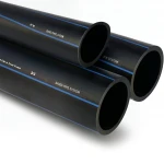 مواسير HDPE السعودي  PE 80 ضغط 5 بار قطر خارجي 140 مم سمك 5.4 مم لون اسود