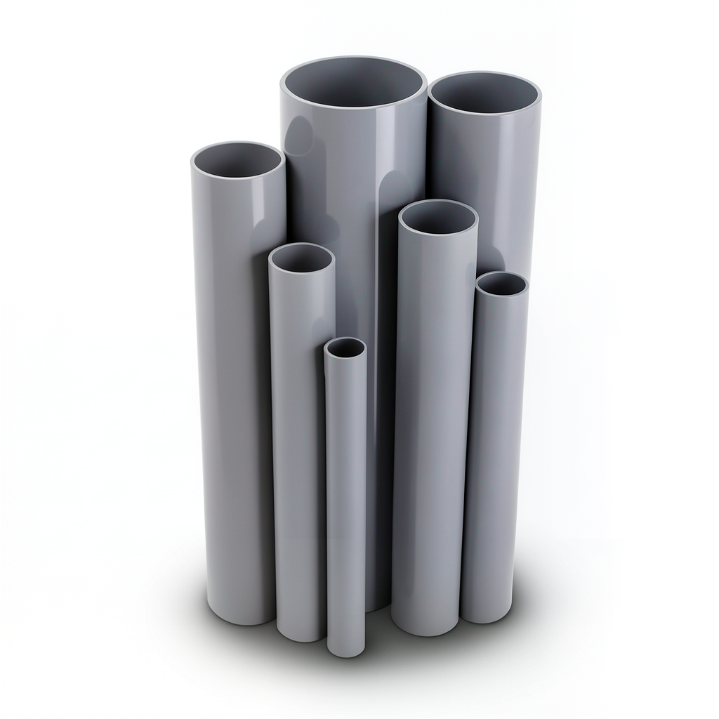 UPVC Pipes Nominal Pressure 16 Bar Outside Diameter 25 mm Thickness 1.9 mm Gray