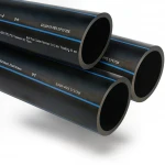 SPS HDPE Pipes  PE 80 Pressure 8 Bar Outside Diameter 160 mm Thickness 9.5 mm Color Black