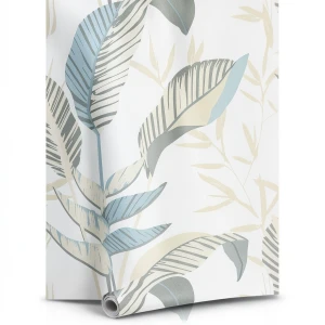 German Wallpaper Leaf-Patterned 10×0.53 m Multicolor, Model 10332-07