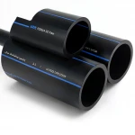 أنابيب HDPE السعودي  PE 80 ضغط 5 بار قطر خارجي 90 مم سمك 3.5 مم لون اسود