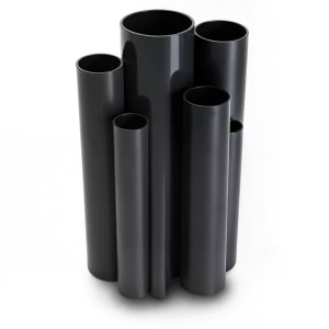 مواسير UPVC ضغط 10 بار قطر خارجي 50 مم سمك 2.4 مم لون أسود