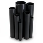 مواسير UPVC ضغط اسمي 6 بار قطر خارجي 40 مم سمك 1.8 مم لون أسود