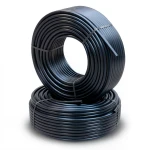 HDPE Pipes Pressure 9.1 kgf/cm² Size 1 ¼ Inch Thickness 5.3 mm Black