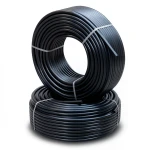 أنابيب HDPE ضغط 9.1 كجم قوة / سم² مقاس 1 إنش سمك 2.8 مم لون أسود