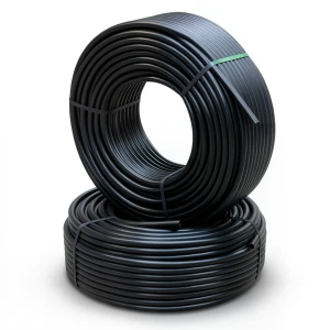 أنابيب HDPE ضغط 9.1 كجم قوة / سم² مقاس 3 إنش سمك 11.2 مم لون أسود