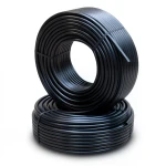 HDPE Pipes Pressure 9.1 kgf/cm² Size 1½ inch Thickness 4.1 mm Black