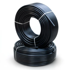 أنابيب HDPE ضغط 9.1 كجم قوة / سم² مقاس 2 إنش سمك 5.1 مم لون أسود