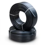 أنابيب HDPE الراجحي ضغط 12.2 كجم قوة / سم² مقاس ¾ إنش سمك 4.3 مم لون أسود