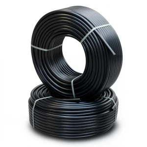 أنابيب HDPE ضغط 9.1 كجم قوة / سم² مقاس 3 إنش سمك 7.5 مم لون أسود