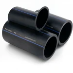 أنابيب HDPE السعودي PE 80 ضغط 8 بار قطر خارجي 110 مم سمك 6.6 مم لون اسود
